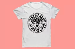 Crazy Proud Always Loud Hockey Nana SVG Design Product Image 3