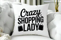 Crazy Shopping Lady SVG, Black Friday SVG, Black Friday Product Image 5