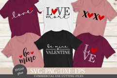 Valentine Shirt SVG, Love SVG, Valentine&#039;s Day SVG Product Image 1