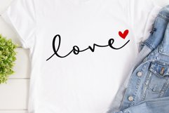 Valentine Shirt SVG, Love SVG, Valentine&#039;s Day SVG Product Image 3