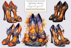 Autumn shoes clipart, Shoes clipart Product Image 1