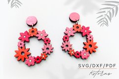 Floral Earrings Digital Download Product Image 1