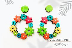 Floral Earrings Digital Download Product Image 5