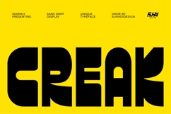 Creak - Sans Serif Display Typeface Product Image 1