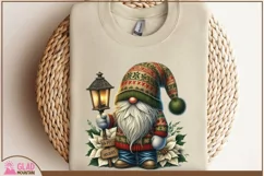 Christmas Gnome png, Happy Holidays gnome sublimation png Product Image 7
