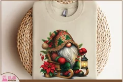 Christmas Gnome png, Holiday Christmas gnome sublimation png Product Image 6