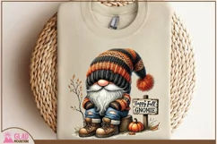 Happy Fall Gnomie png, Autumn pumpkin gnome sublimation png Product Image 6