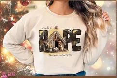 A thrill of hope the weary world rejoices, Christmas Hope Product Image 2