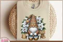 Merry Christmas Gnome png, Christmas Gnome sublimation png Product Image 6