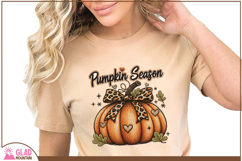 Pumpkin Season pumpkin doodle, Autumn faux embroidery Product Image 2