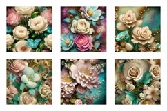floral shabby chic, digital ephemera, scrapbook journal, journal paper, sublimation design, digital paper, printable paper, scrapbook paper, digital scrapbooking, junk journal, ephemera, crafting supplies, backgrounds