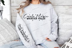 Create magic wherever you go Sleeve SVG Product Image 3
