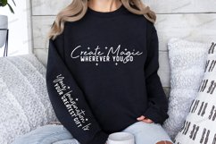 Create magic wherever you go Sleeve SVG Product Image 2