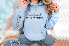 Create Solutions Solve Problems Sleeve SVG Design Product Image 3