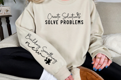 Create Solutions Solve Problems Sleeve SVG Design Product Image 2