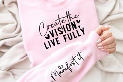 Create the Vision live fully Sleeve SVG Design Product Image 3