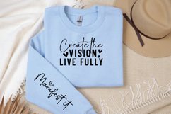 Create the Vision live fully Sleeve SVG Design Product Image 2