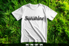 Create Your Own Sunshine SVG-Motivational Typography Design Product Image 1