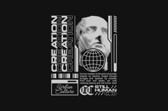 Urban Streetwear Brutalism T-shirt Design Bundle Product Image 4