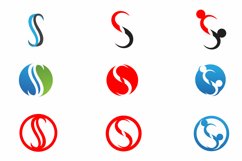 S logo and symbols template vector icons Product Image 1
