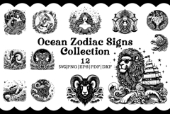 Ocean Zodiac Signs Collection Product Image 1