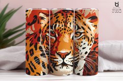 Leopard Pattern Sublimation Tumbler Design Product Image 2