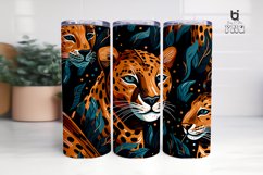 Leopard Pattern Sublimation Tumbler Design Product Image 13