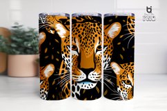 Leopard Pattern Sublimation Tumbler Design Product Image 3