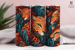 Leopard Pattern Sublimation Tumbler Design Product Image 4