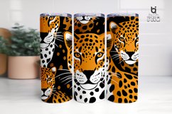 Leopard Pattern Sublimation Tumbler Design Product Image 5