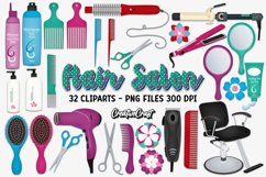 Hair Salon Clipart, beauty salon png graphic, illustrations Product Image 1
