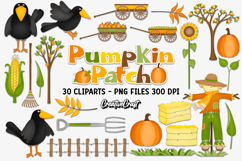 Autumn Fall Digital Paper and Clipart png, autumn clipart Product Image 3