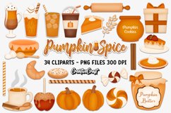Autumn Fall Clip Arts, thanksgiving illustrations, graphics Product Image 2