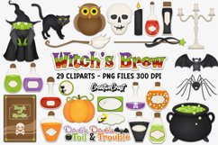 Halloween Clipart, halloween graphic design, illustrations Product Image 2