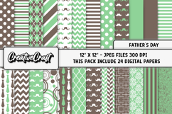 Fathers Day digital paper, fathers day graphic, illustration Product Image 2
