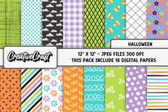 Halloween Digital Papers, scrapbooking, backgrounds designs Product Image 2