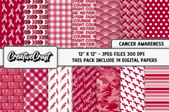 Multiple Myeloma Cancer Awareness Digital Papers, graphics Product Image 1