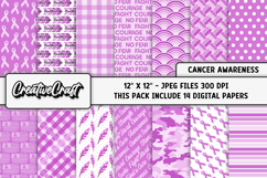 Testicular Cancer Awareness Digital Papers, illustrations Product Image 2