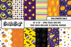 Halloween Digital Papers, scrapbooking, backgrounds designs Product Image 1