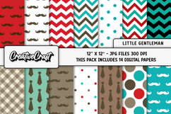 Fathers Day digital paper, fathers day graphic, illustration Product Image 2