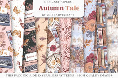 Autumn Seamless Pattern, fall digital paper, fall pattern Product Image 2