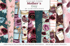 Mother&#039;s day Seamless Pattern, mother&#039;s day digital paper Product Image 2
