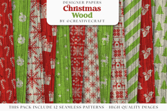 Merry Christmas Seamless Patterns, christmas digital papers Product Image 2