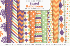 Halloween Seamless Patterns, happy halloween digital papers Product Image 2