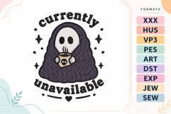 Unavailable Halloween Ghost Mood Embroidery Design Product Image 1