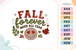 Fall Forever Mood Embroidery Design Product Image 1