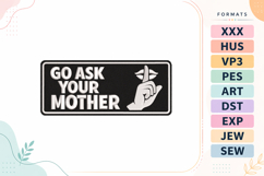 Father’s Day Funny Quote Embroidery Design Product Image 1