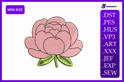 Cute Spring Flower Mini Size Embroidery Design Product Image 1