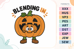 Blending In Halloween Embroidery Design Product Image 1