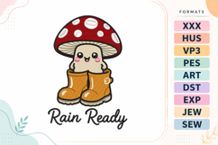 Autumn Rain Ready Embroidery Design Product Image 1
